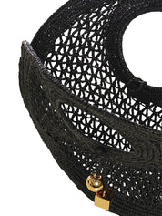 JACQUEMUS Handbag — Le Petit Rond Spiaggia, Black