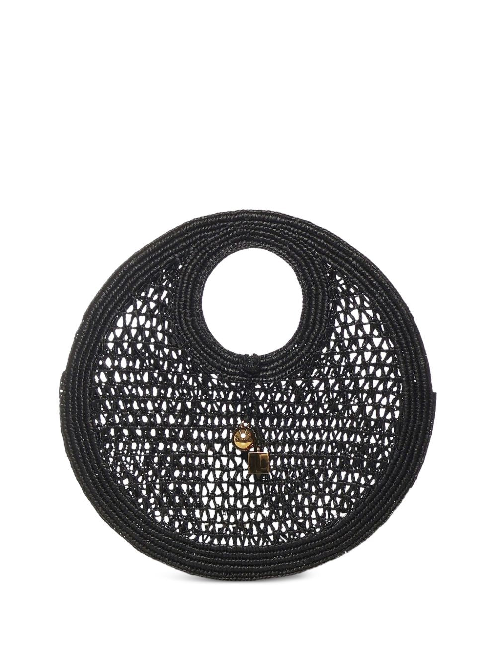 JACQUEMUS Handbag — Le Petit Rond Spiaggia, Black