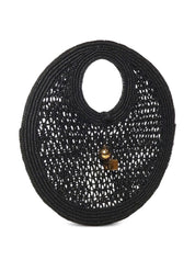 JACQUEMUS Handbag — Le Petit Rond Spiaggia, Black