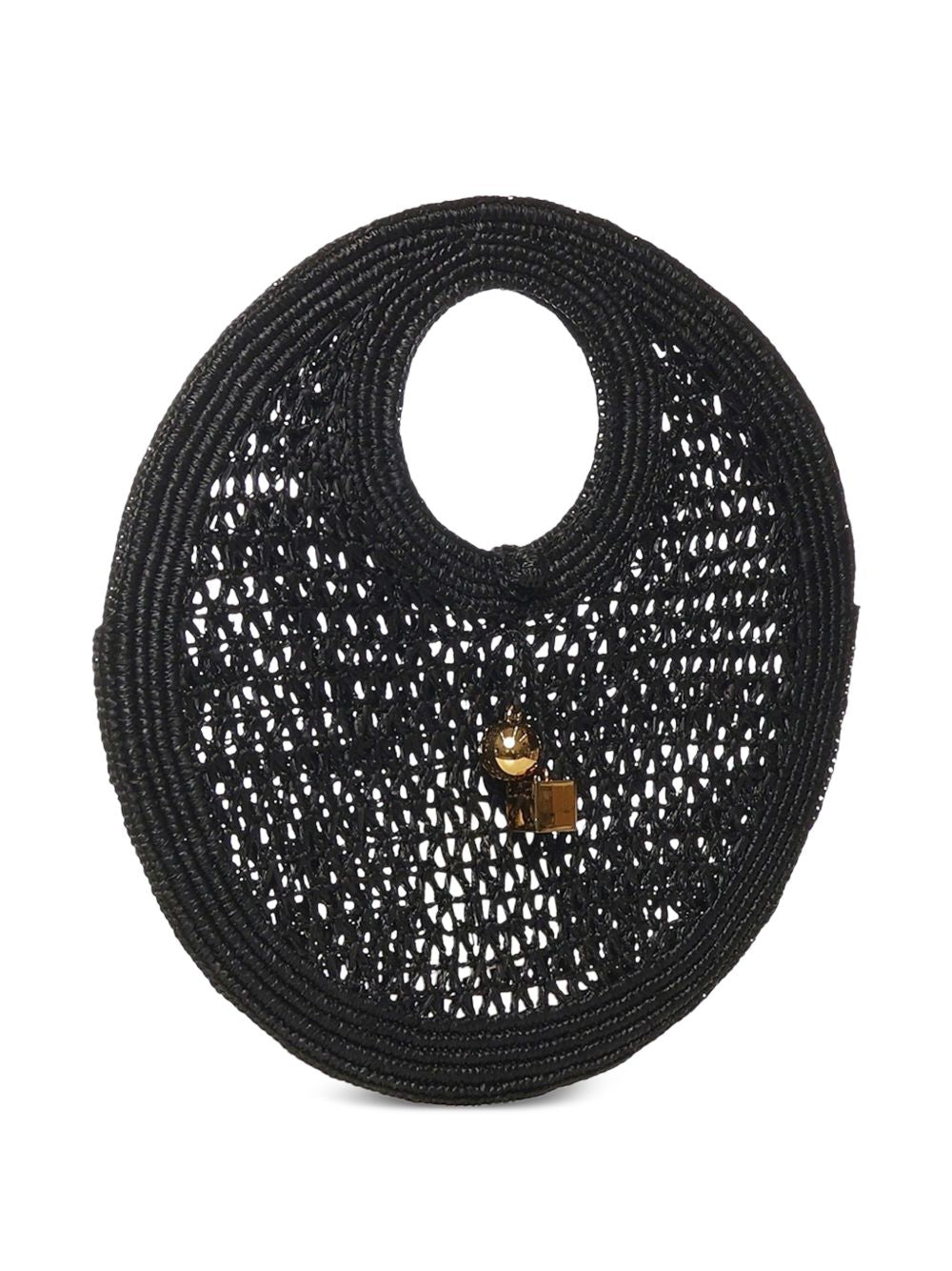 JACQUEMUS Handbag — Le Petit Rond Spiaggia, Black