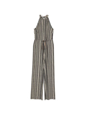 Siyu Baez Long Jumpsuit — Halterneck Drawstring (Green)