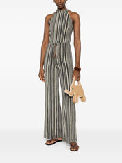 Siyu Baez Long Jumpsuit — Halterneck Drawstring (Green)
