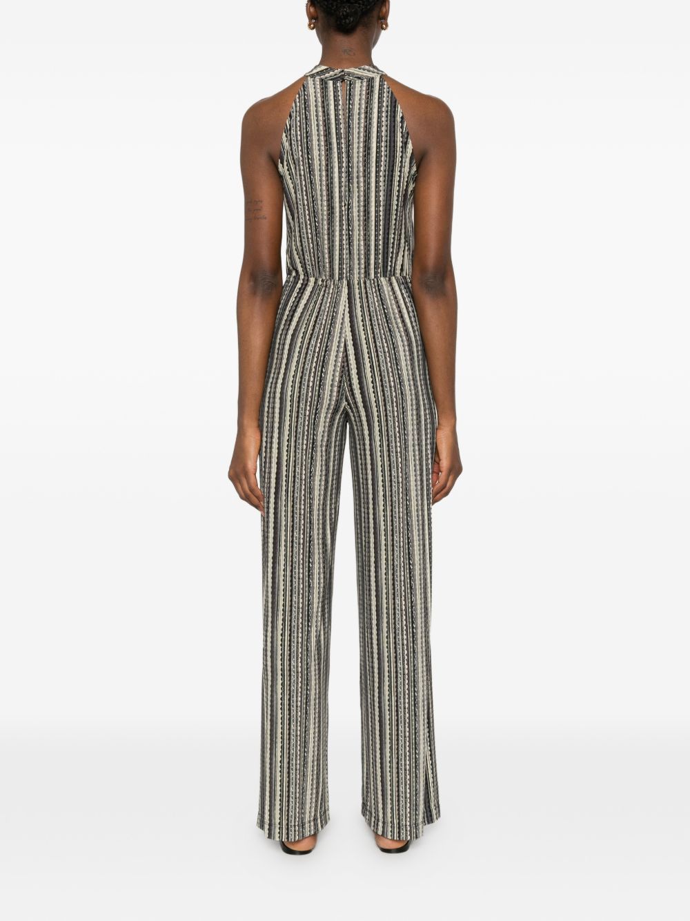 Siyu Baez Long Jumpsuit — Halterneck Drawstring (Green)