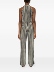 Siyu Baez Long Jumpsuit — Halterneck Drawstring (Green)