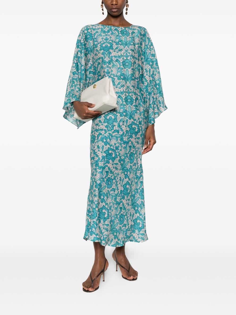 Gianluca Capannolo Dresses — Azzurro Silk Spring 2026