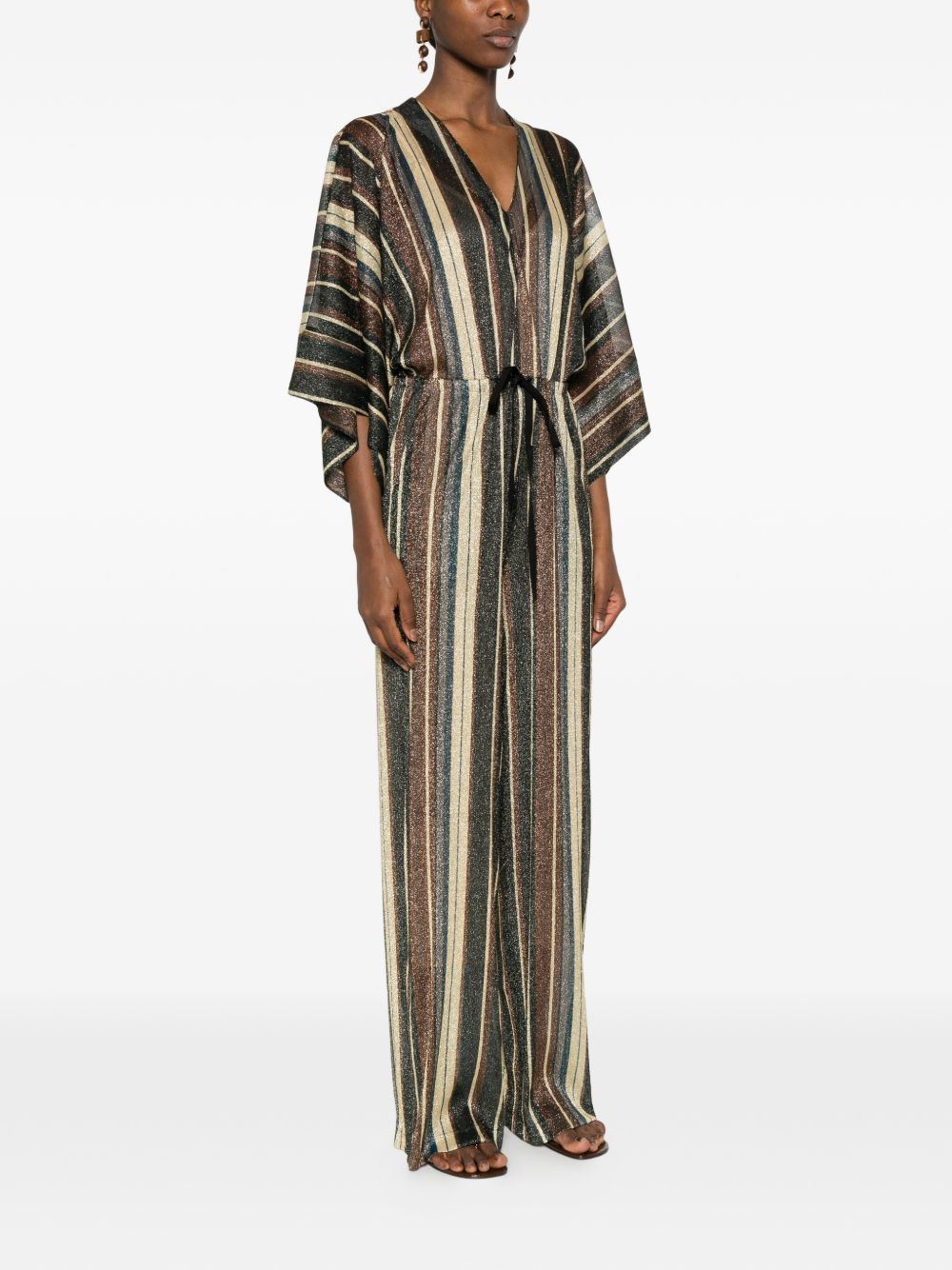 Siyu Jumpsuits — Striped Multicolor Jumpsuit