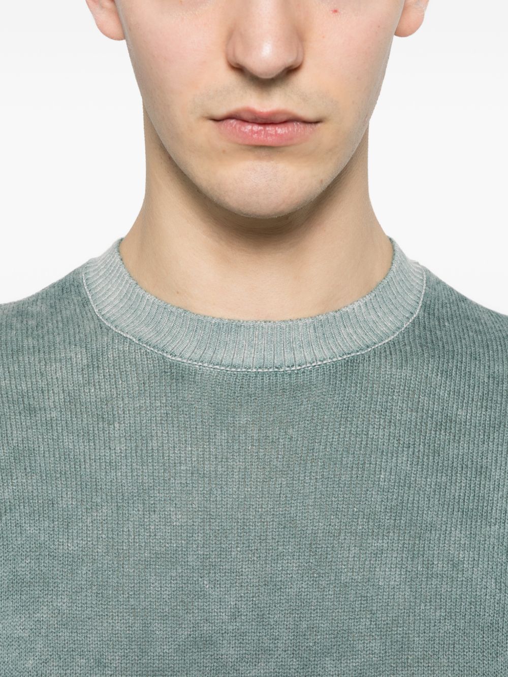 Emporio Armani Sweaters Clear Blue