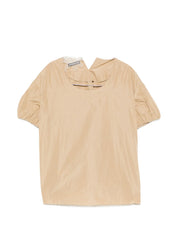SUSANNE BOMMER Baloon Sleeves Top — Beige | Topwear