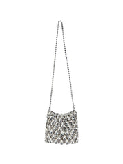 Self-Portrait Crystal Chainmail Mini Bag — Clutches