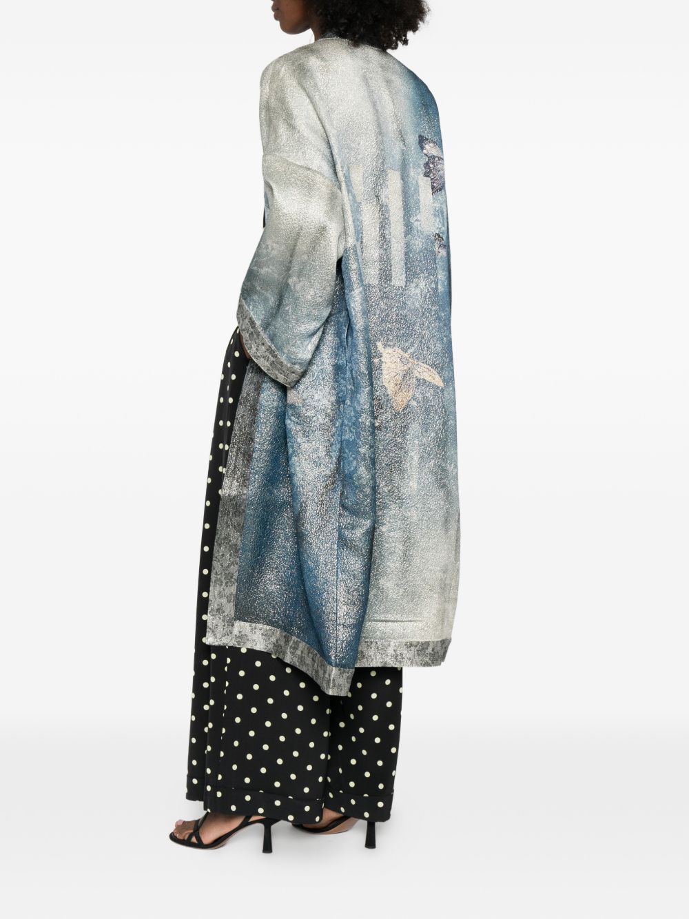 Pierre Louis Mascia Printed Kimono Jacket for Women