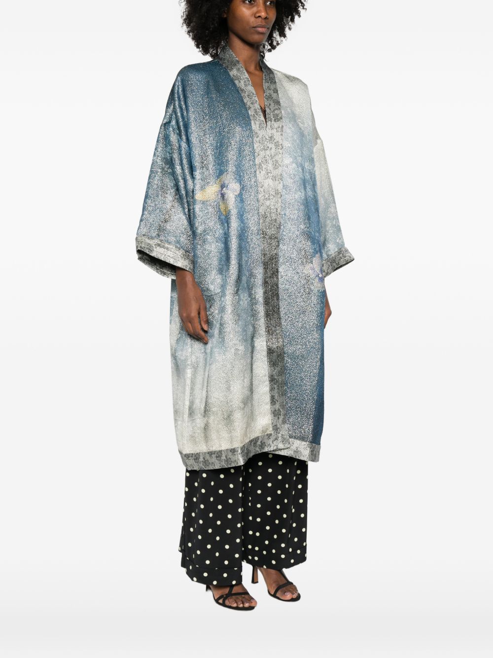 Pierre Louis Mascia Printed Kimono Jacket for Women