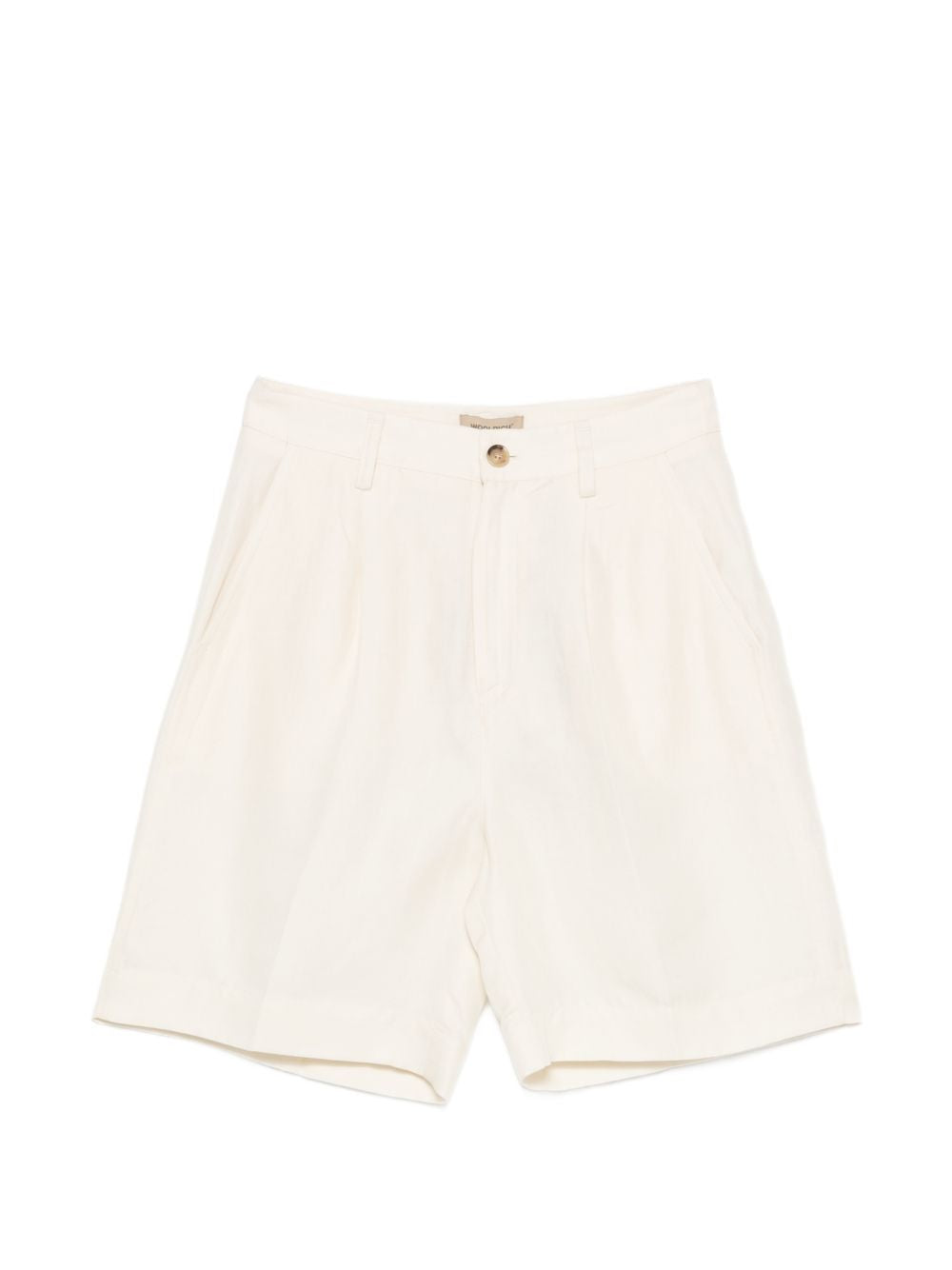 Woolrich Short Trousers — Women's Linen-Blend Shorts