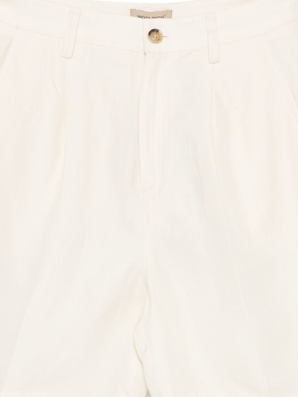 Woolrich Short Trousers — Women's Linen-Blend Shorts