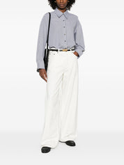 Haikure Jeans — Bethany Off-White Wide-Leg Denim