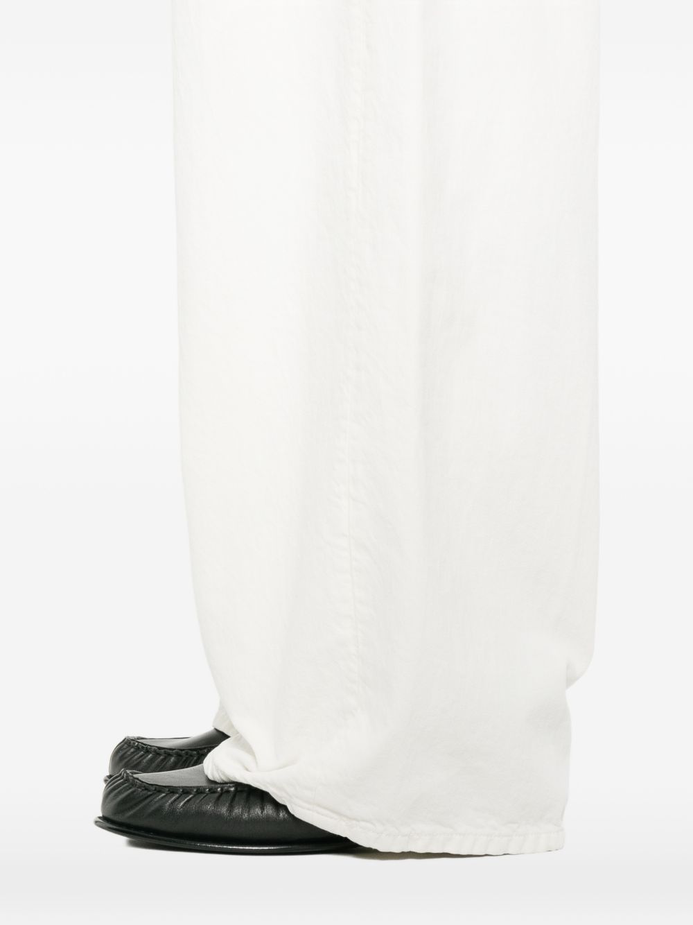 Haikure Jeans — Bethany Off-White Wide-Leg Denim