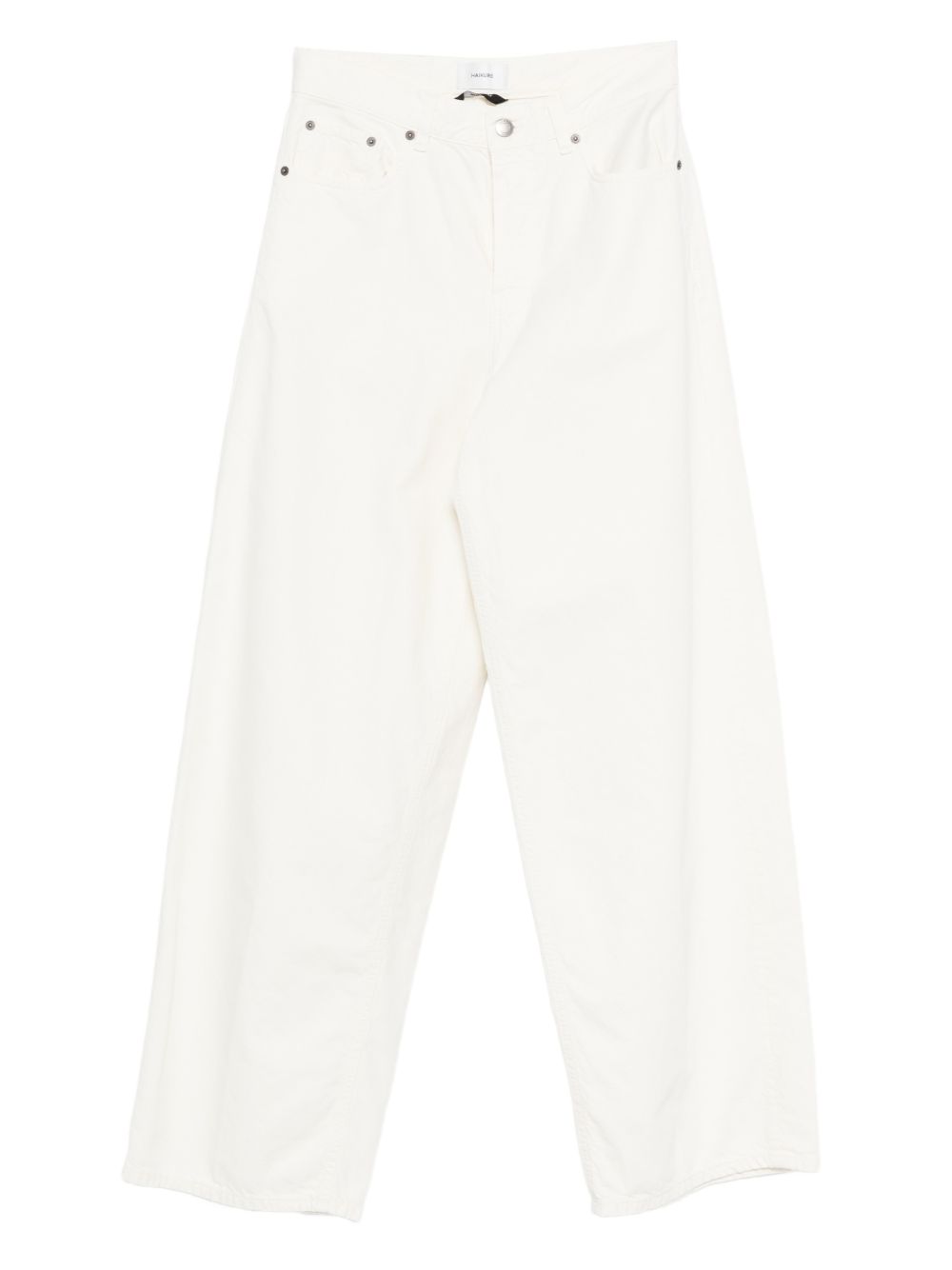 Haikure Jeans — Bethany Off-White Wide-Leg Denim
