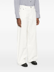 Haikure Jeans — Bethany Off-White Wide-Leg Denim
