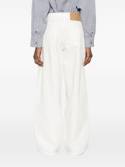 Haikure Jeans — Bethany Off-White Wide-Leg Denim