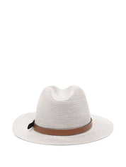Emporio Armani Light Grey Fedora Hat — New In