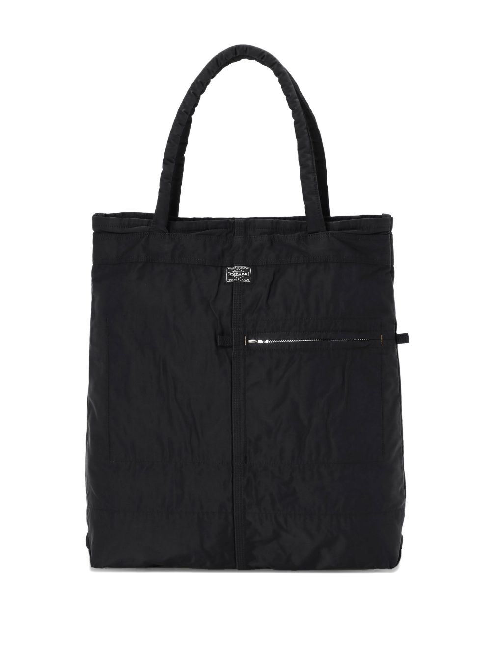 Porter Mile Tote Bag - Black Quilted Shopper