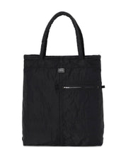 Porter Mile Tote Bag - Black Quilted Shopper