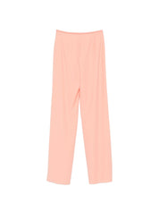 Emporio Armani Trousers Pink — Wide‑Leg High‑Waist