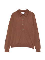 Beyou Cashmere and silk polo sweater