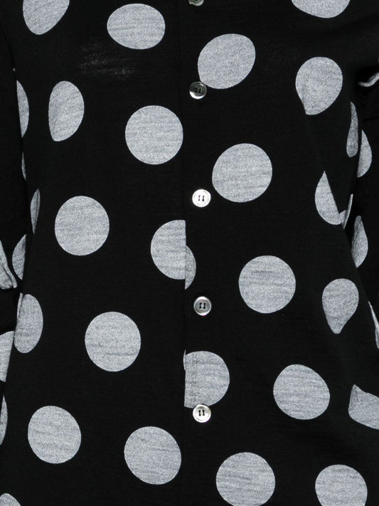 Junya Watanabe Dotted Wool Sweater for Women — Black
