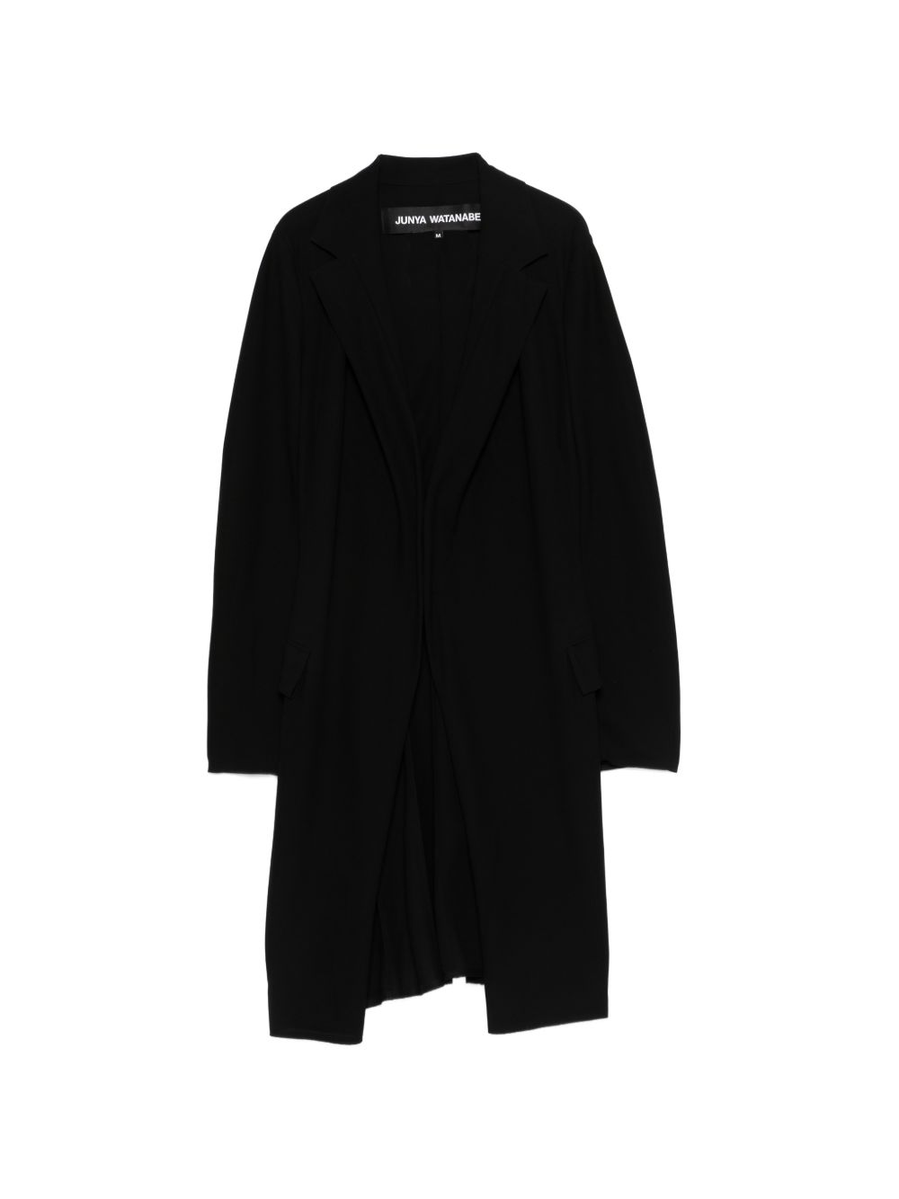 Junya Watanabe Long Single‑Breasted Jacket — Black, Women