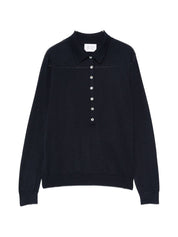 Beyou Cashmere and silk polo sweater