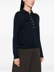 Beyou Cashmere and silk polo sweater