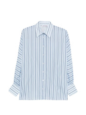 SOSUE Antonia Cotton Shirt - Blue Striped, New Arrival