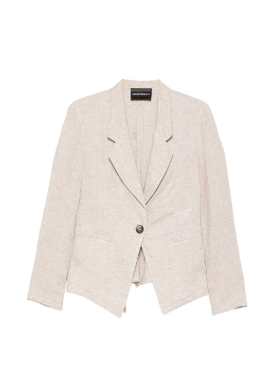 Emporio Armani Beige Jackets — New Women's Outerwear