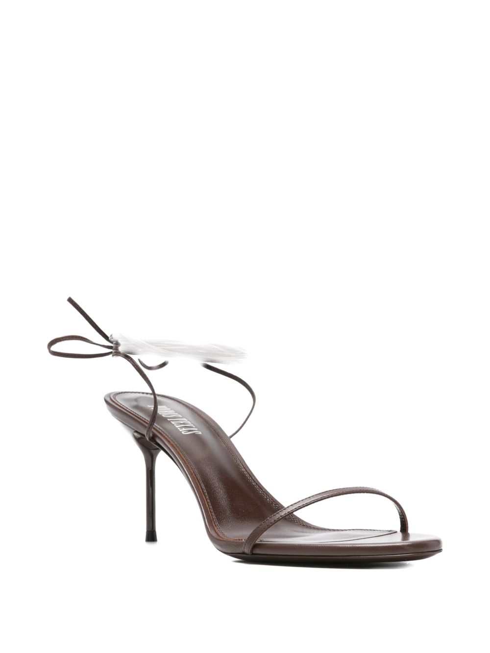 Paris Texas Lidia Sandals — Brown Leather Women’s Sandals