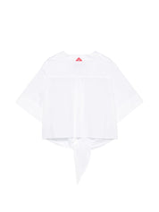 Alessandro Enriquez Shirts — White Cotton Knot Detail