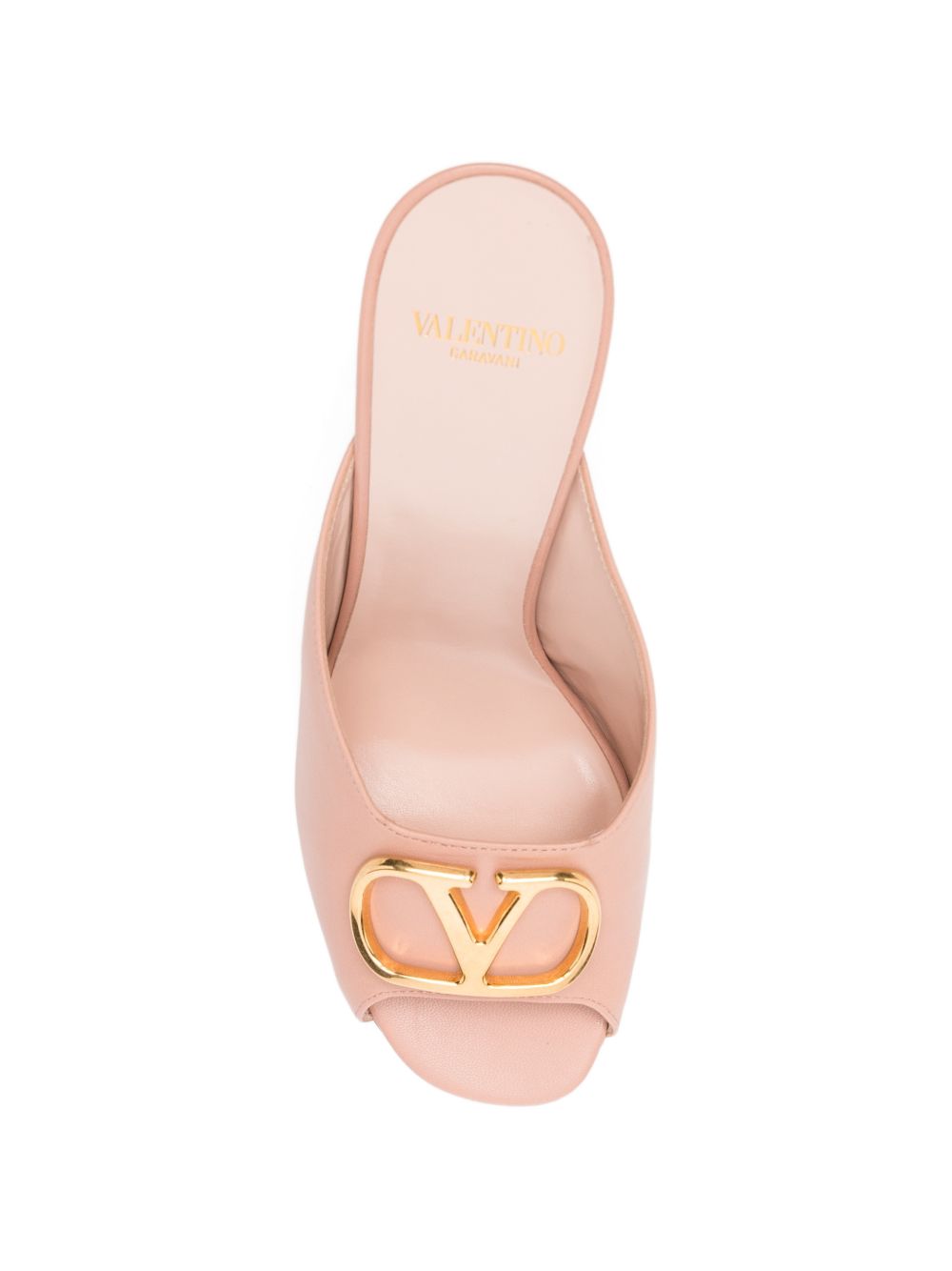 Valentino Garavani VLogo Signature leather mules.