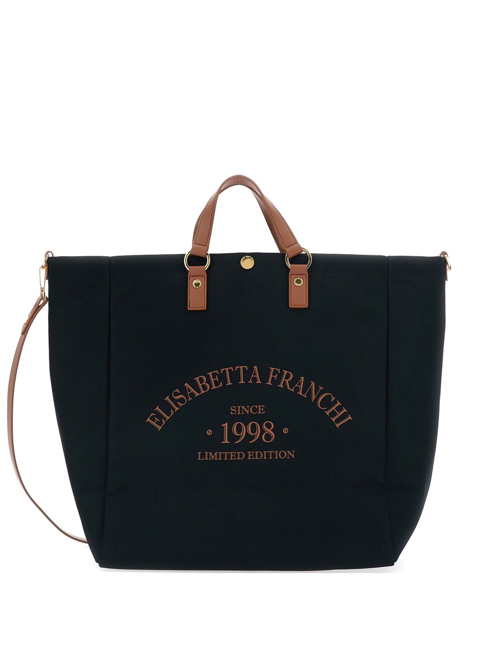 Elisabetta Franchi Logo Appliqué Tote Bag