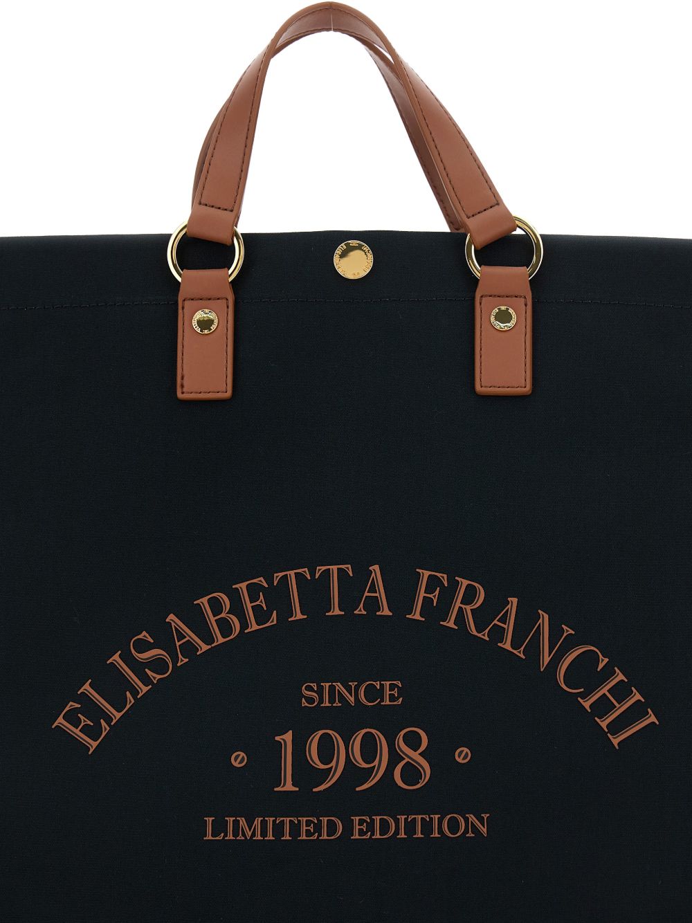 Elisabetta Franchi Logo Appliqué Tote Bag