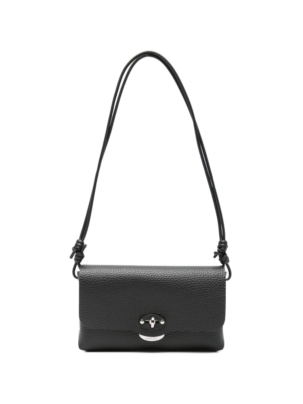Zanellato Lettera Small Clutch — Black Leather