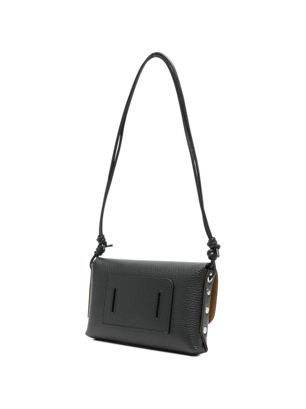 Zanellato Lettera Small Clutch — Black Leather
