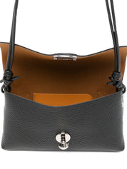 Zanellato Lettera Small Clutch — Black Leather