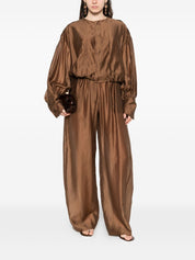 THE LATEST Wide-Leg Trousers — Chocolate Brown, €149
