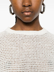 Fabiana Filippi Cotton Crewneck Sweater for Women