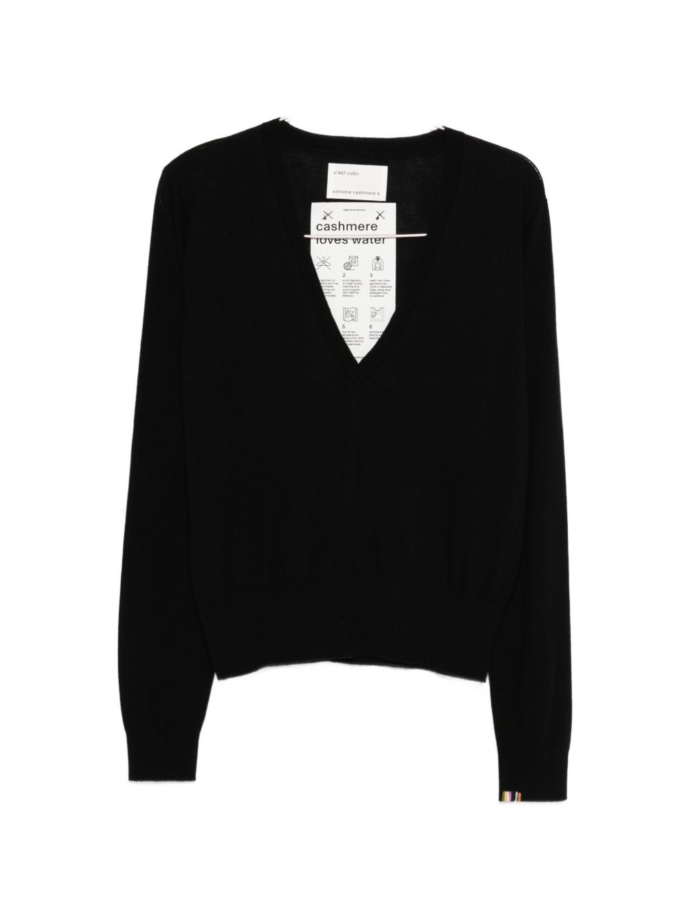 EXTREME CAshMERE Sweaters Black - V‑Neck Cashmere