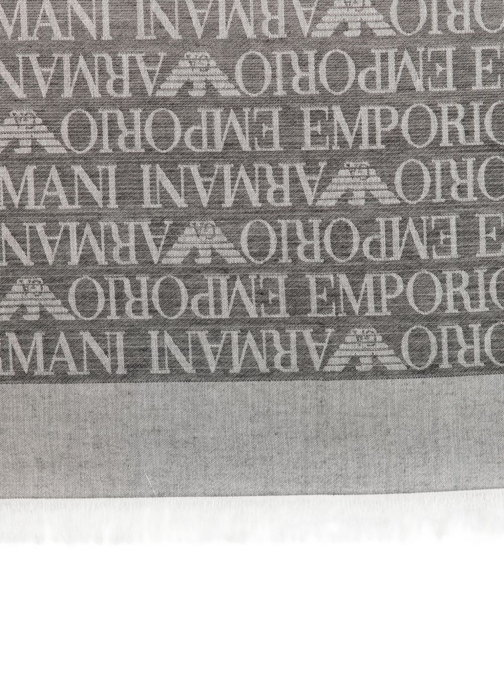 Emporio Armani Scarfs Grey