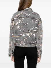 Minime Paris Printed denim jacket