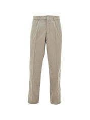 Emporio Armani Beige Trousers — Men’s Cotton Chinos