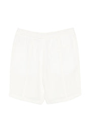 Emporio Armani White Linen Shorts for Men — New In