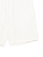 Emporio Armani White Linen Shorts for Men — New In