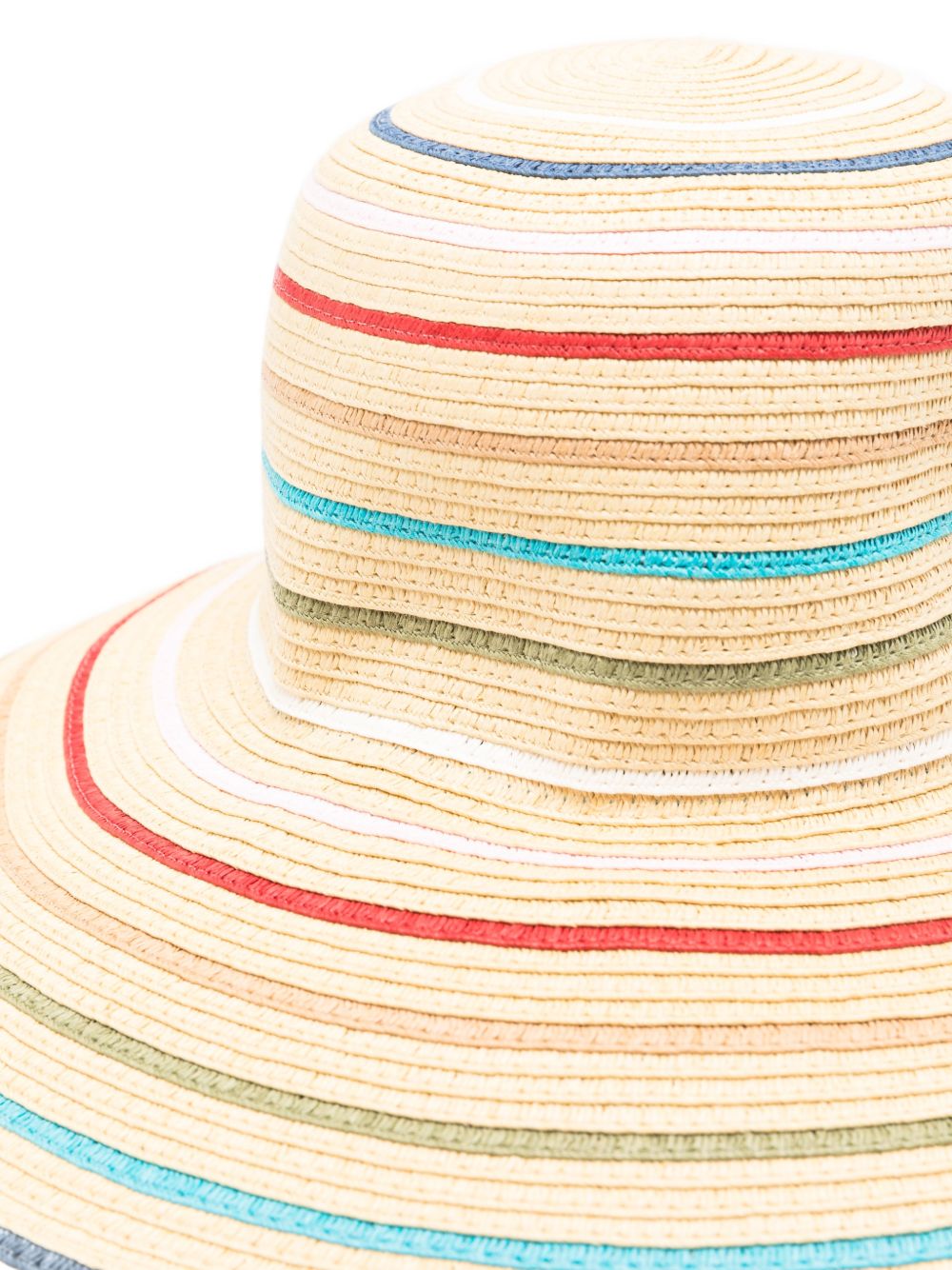 Paul Smith Straw Sun Hat — Wide Brim Beige (New)